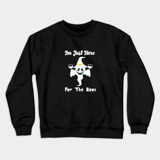 I'm Just Here For The Boos Halloween Crewneck Sweatshirt